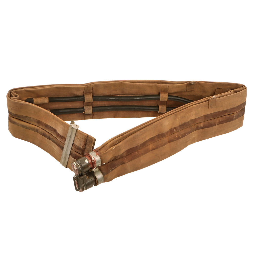 Original U.S. WWII M1926 “D-Day” Inflatable Flotation Belt Life Preserver by Durkee Atwood Co. Original Items