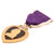 Original U.S. WWII Numbered Purple Heart Medal in Original Presentation Case with Ribbon & Lapel Pin - #284883 Original Items