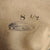 Original German WWII Matched Pair of Gray Doeskin Suede Dress Gloves with Faded Maker Markings - Size 8 1/2 Original Items