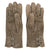 Original German WWII Matched Pair of Gray Doeskin Suede Dress Gloves with Faded Maker Markings - Size 8 1/2 Original Items