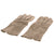 Original German WWII Matched Pair of Gray Doeskin Suede Dress Gloves with Faded Maker Markings - Size 8 1/2 Original Items