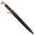 Original German WWII Heer Army Single Etched Long 98k Dress Bayonet by Carl Eickhorn with Scabbard