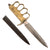 Original U.S. WWI Model 1918 French Made Mark I Trench Knife by AU LION with Correct Steel Scabbard