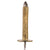 Original U.S. WWI Model 1918 French Made Mark I Trench Knife by AU LION with Correct Steel Scabbard