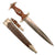 Original German Early WWII Personalized SA Dagger with Scabbard and Belt Hanger - Sturmführer Arnold
