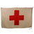 Original German WWII Kriegsmarine Marked 150cm x 250cm Wool "Geneva" Red Cross Flag by WFT - Genferflagge Original Items