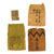 Original Japanese WWII Pacific Theater Japanese Bringback Souvenir Group in Japanese Crate - Japanese Flags, Medals, and Ephemera Original Items