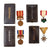Original Japanese WWII Pacific Theater Japanese Bringback Souvenir Group in Japanese Crate - Japanese Flags, Medals, and Ephemera Original Items
