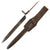 Original Austrian WWI Ersatz Bayonet with Scabbard & Frog for the M1895 Mannlicher Rifle - Unit-Marked