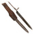 Original Austrian WWI Ersatz Bayonet with Scabbard & Frog for the M1895 Mannlicher Rifle - Unit-Marked