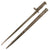 Original Imperial German WWI Ersatz Bayonet Made from Socket Bayonet Blade with Scabbard Original Items