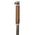 Original Hungarian Pre-WWI M1895 Gendarmerie Cruciform Bayonet with Scabbard & Leather Frog Original Items