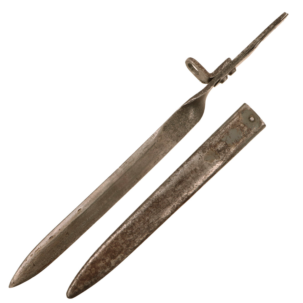 Original Austrian WWI Ersatz Bayonet with Scabbard for the M1895 Mannlicher Rifle Original Items