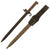 Original Hungarian WWII Mannlicher M1935 Rifle Bayonet with Scabbard & Leather Frog - Puska 35.M Original Items