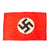 Original German WWII Unissued NSDAP Small Double Sided National Political Flag - 24" x 36" Original Items
