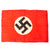 Original German WWII Unissued NSDAP Small Double Sided National Political Flag - 24" x 36" Original Items