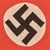 Original German WWII NSDAP Double Sided National Political Flag with Maker Tag - 30" x 53" Original Items