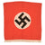 Original German WWII NSDAP National Socialist Party Fringed Podium Banner - 31" x 31" Original Items