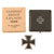 Original German WWII Cased Iron Cross First Class 1939 by Fritz Zimmermann of Stuttgart with Original Cardboard Box - EKI Original Items