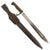 Original Imperial German M-1898/05 n/A Butcher Sawback Bayonet and Scabbard by Weyersber, Kirschbaum & Cie of Solingen - Dated 1916