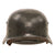 Original German WWII Luftwaffe M35 Double Decal Steel Helmet with 1938 Dated 56cm Liner & Chinstrap - Stamped EF64