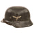 Original German WWII Luftwaffe M35 Double Decal Steel Helmet with 1938 Dated 56cm Liner & Chinstrap - Stamped EF64