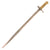 Original Very Rare Belgian M-1848 Thouvenin Percussion Rifle Bayonet with Brass Hilt - Dated 1850 Original Items