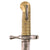 Original Very Rare Belgian M-1848 Thouvenin Percussion Rifle Bayonet with Brass Hilt - Dated 1850 Original Items