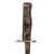 Original Chinese WWII Contract M-1924 Mauser Ersatz Bayonet - Belgian-Made from P-1853 Socket Bayonet with Original Custom Triangular Scabbard