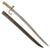 Original German Made Egyptian Remington Rolling Block 1869 Saber Bayonet with Scabbard Original Items