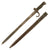 Original French WWI Era M1892 Sword Bayonet with Hooked Quillon and Scabbard For The 8mm Mannlicher-Berthier M1890 Carabine de Cavalerie (Cavalry Carbine) Original Items
