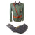 DRAFT Original German WWII Named Heer Army Field Chaplain M36 Uniform Tunic with Breeches - Unique Collar with No Stiffener (Copy) Original Items