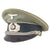 Original German WWII Army Heer Infantry Officers Schirmmütze Visor Cap by Clemens Wagner Original Items