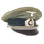 Original German WWII Army Heer Infantry Officers Schirmmütze Visor Cap by Clemens Wagner Original Items