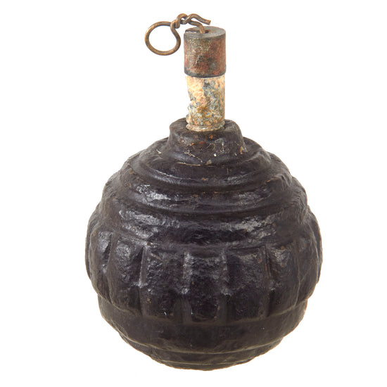Original Imperial German WWI Model 1915 n/A Ball Hand Fragmentation Inert Grenade - Kugelhandgranate