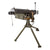 Original British WWI Vickers Fluted Display Medium Machine Gun Serial L7862 with Turkish Contract Tripod, Ammo Belt in Box, and Carrier Original Items