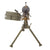 Original British WWI Vickers Fluted Display Medium Machine Gun Serial L7862 with Turkish Contract Tripod, Ammo Belt in Box, and Carrier Original Items