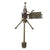 Original British WWI Vickers Fluted Display Medium Machine Gun Serial L7862 with Turkish Contract Tripod, Ammo Belt in Box, and Carrier Original Items
