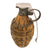 Original U.S. WWII Inert MkII Yellow Early War High Explosive Pineapple Grenade with M10A2 Fuze Original Items