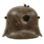 Original Imperial German WWI M16 “KIA” Shrapnel-Damaged Helmet Shell - Marked Q.66 Original Items
