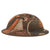 Original U.S. WWI 41st Division M1917 Camouflage Painted Doughboy Helmet Shell Original Items