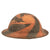 Original U.S. WWI 41st Division M1917 Camouflage Painted Doughboy Helmet Shell Original Items