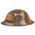 Original U.S. WWI 41st Division M1917 Camouflage Painted Doughboy Helmet Shell Original Items