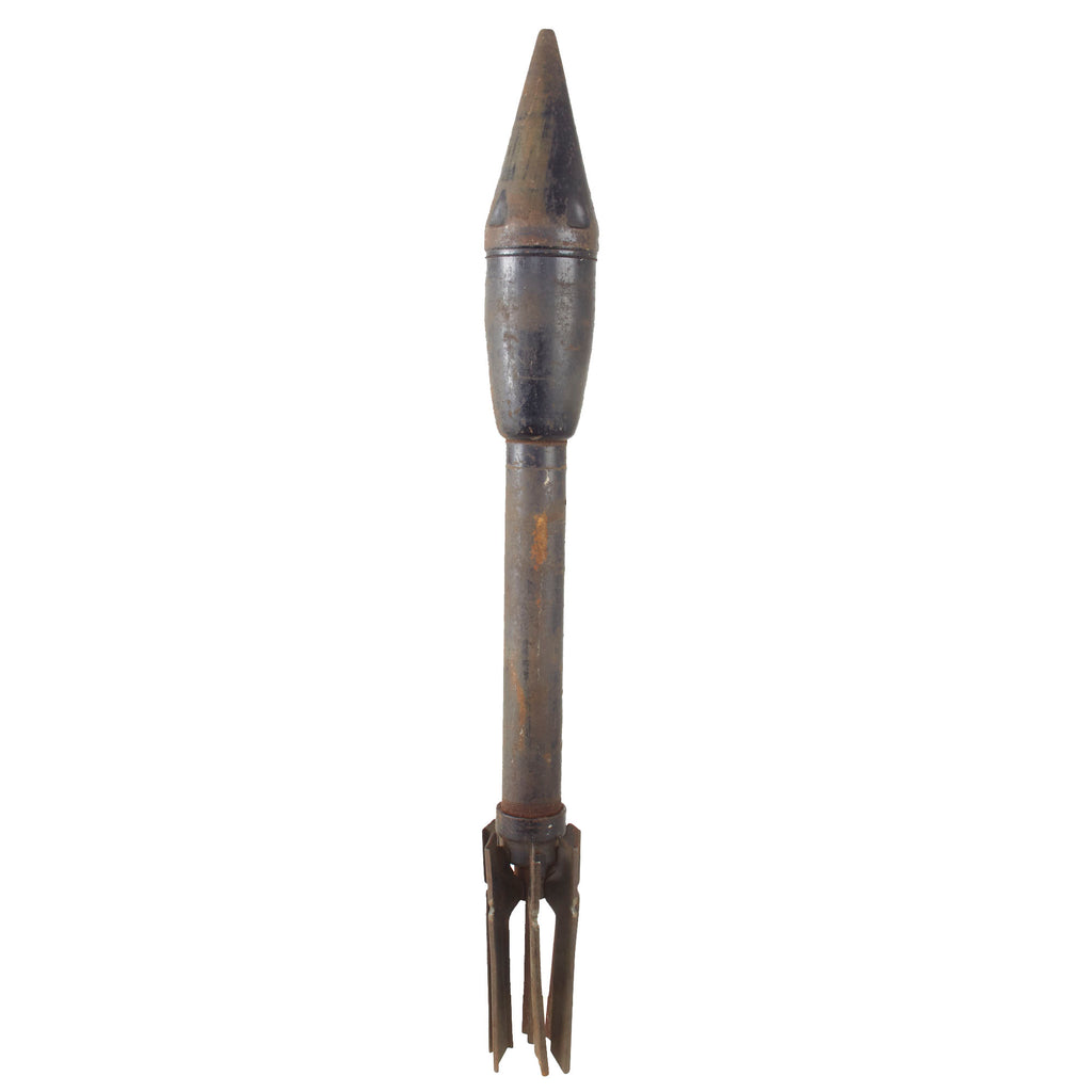 Original U.S. WWII M7A1 Anti-Tank Practice Rocket for the M1 and M1A1 2.36 Inch Bazooka Launcher - Inert Original Items