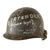 Original U.S. WWII Vietnam War Reissued Front Seam M1 Helmet with GI Graffiti & White Painted Liner with Holes - Graffiti Dated 1969 - “Ignorance is an Excuse” Original Items