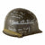 Original U.S. WWII Vietnam War Reissued Front Seam M1 Helmet with GI Graffiti & White Painted Liner with Holes - Graffiti Dated 1969 - “Ignorance is an Excuse” Original Items