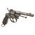 Original U.S. Civil War Era Belgian 11mm Lefaucheux Pinfire Double Action Engraved Belt Revolver, Circa 1860