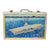 Original U.S. Vietnam War Navy USS Bennington CV-20 Named & Painted Aluminum Suitcase - R.W. Posey Original Items