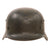 Original German WWII Luftwaffe M35 Double Decal Steel Helmet with 1939 Dated 59cm Liner & Chinstrap Remnants - Stamped SE66 Original Items