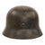 Original German WWII Luftwaffe M35 Double Decal Steel Helmet with 1939 Dated 59cm Liner & Chinstrap Remnants - Stamped SE66 Original Items